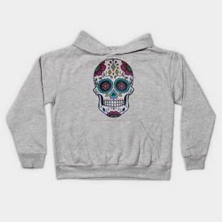 Colorful Sugar Skull Kids Hoodie